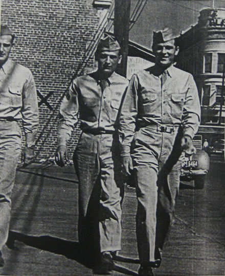 Alfred K. Bliss along with other Soldiers